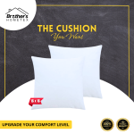 Comfortable Fiber Sofa Cushion, Tissue Fabric, White, (16_x16_)