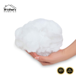 Comfortable Fiber Sofa Cushion, Tissue Fabric, White, (16_x16_) (3)