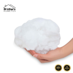 Standard Fiber Sofa Cushion, Tissue Fabric, White, (18x18) (3)