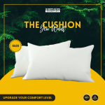 Standard Fiber Cushion, Tissue Febric, 14x22