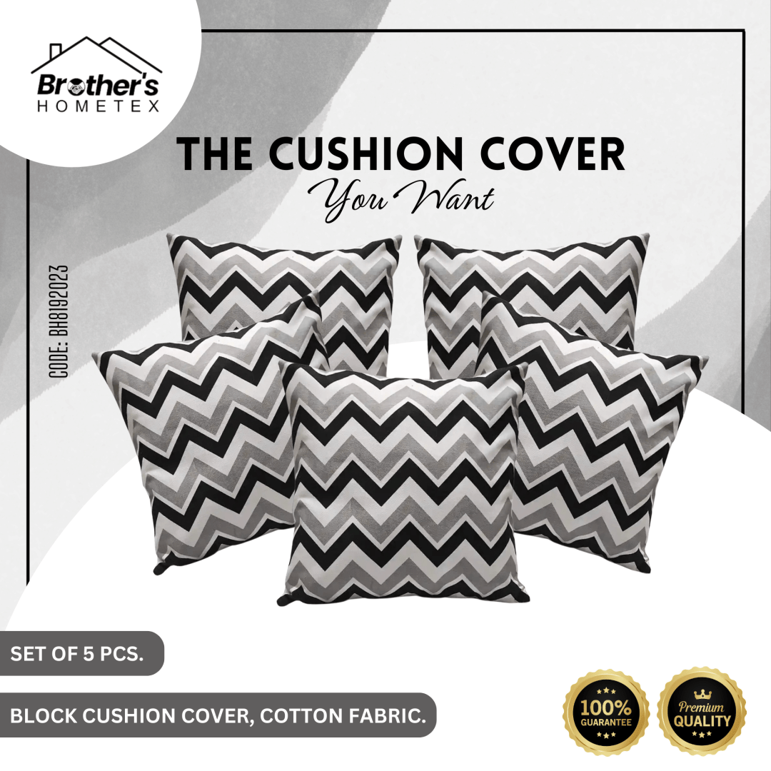 Cushion Cover, Cotton, Block (16_x16_) Cover Only (7)