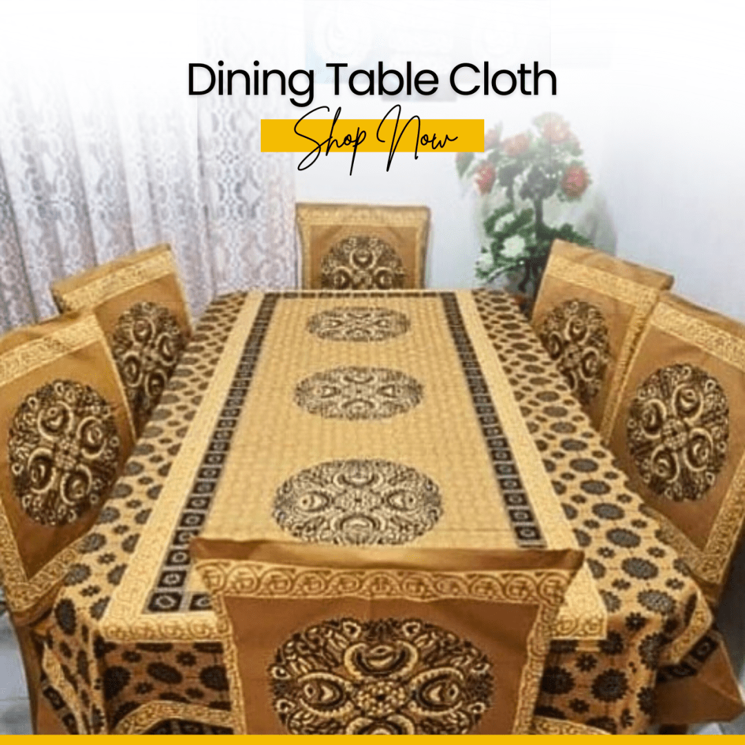 Buy Premium Cotton Dining Table Cloth Set